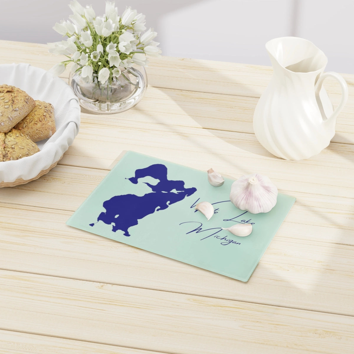 Michigan White Lake Cutting Board other position view from context-1 small.webp