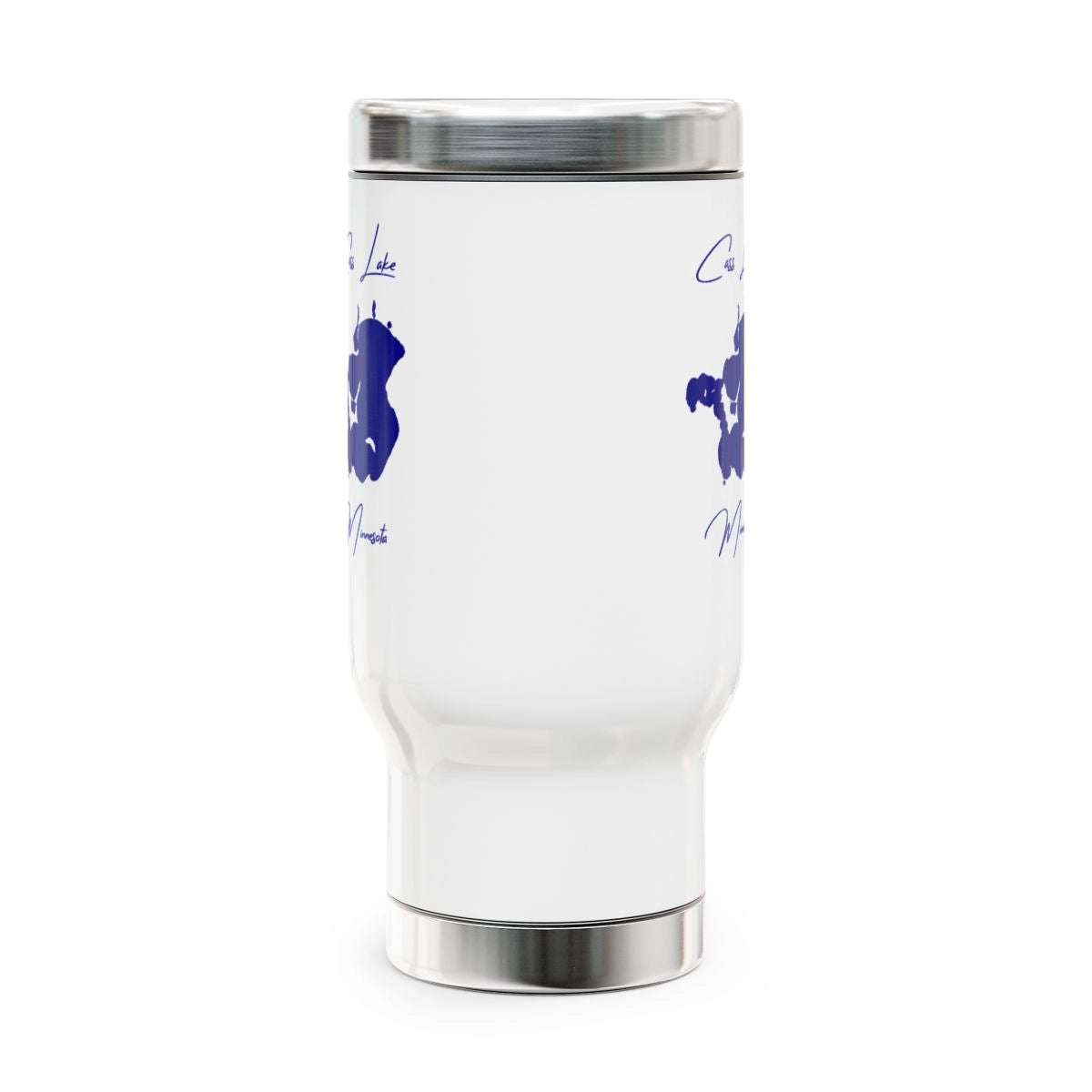 Minnesota Cass Lake Travel Mug other position view from front 14oz.webp