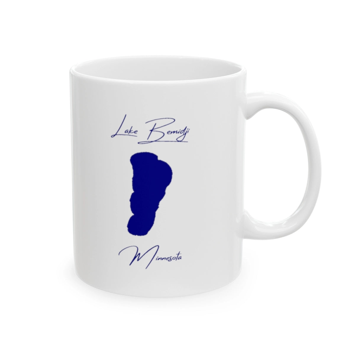 Minnesota Lake Bemidji Ceramic Mug other position view from right 11oz.webp