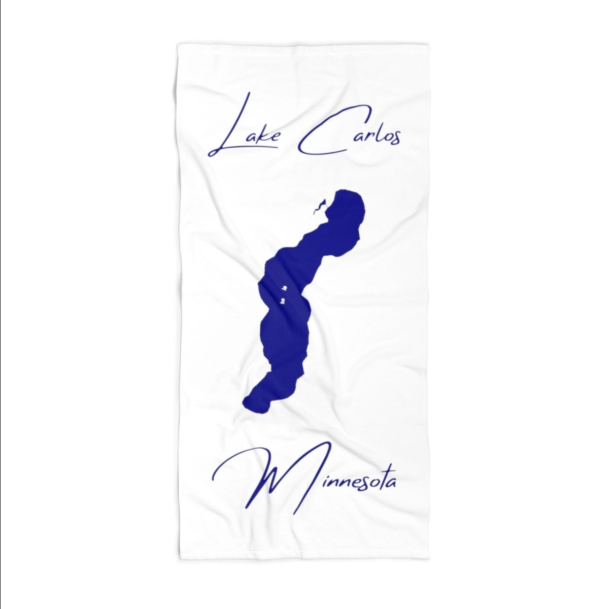Minnesota Lake Carlos Beach Towel front position view from front 36 x 72.webp