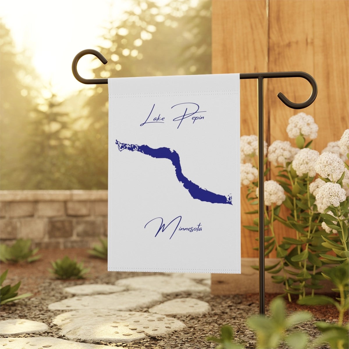 Minnesota Lake Pepin Garden Banner other position view from context-1 12'' x 18''.webp