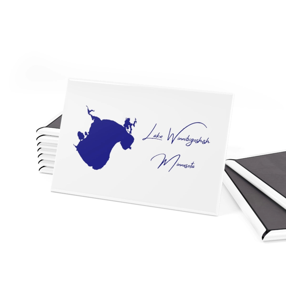 Minnesota Lake Winnibigoshish Magnet front position view from set 2 x 3.webp