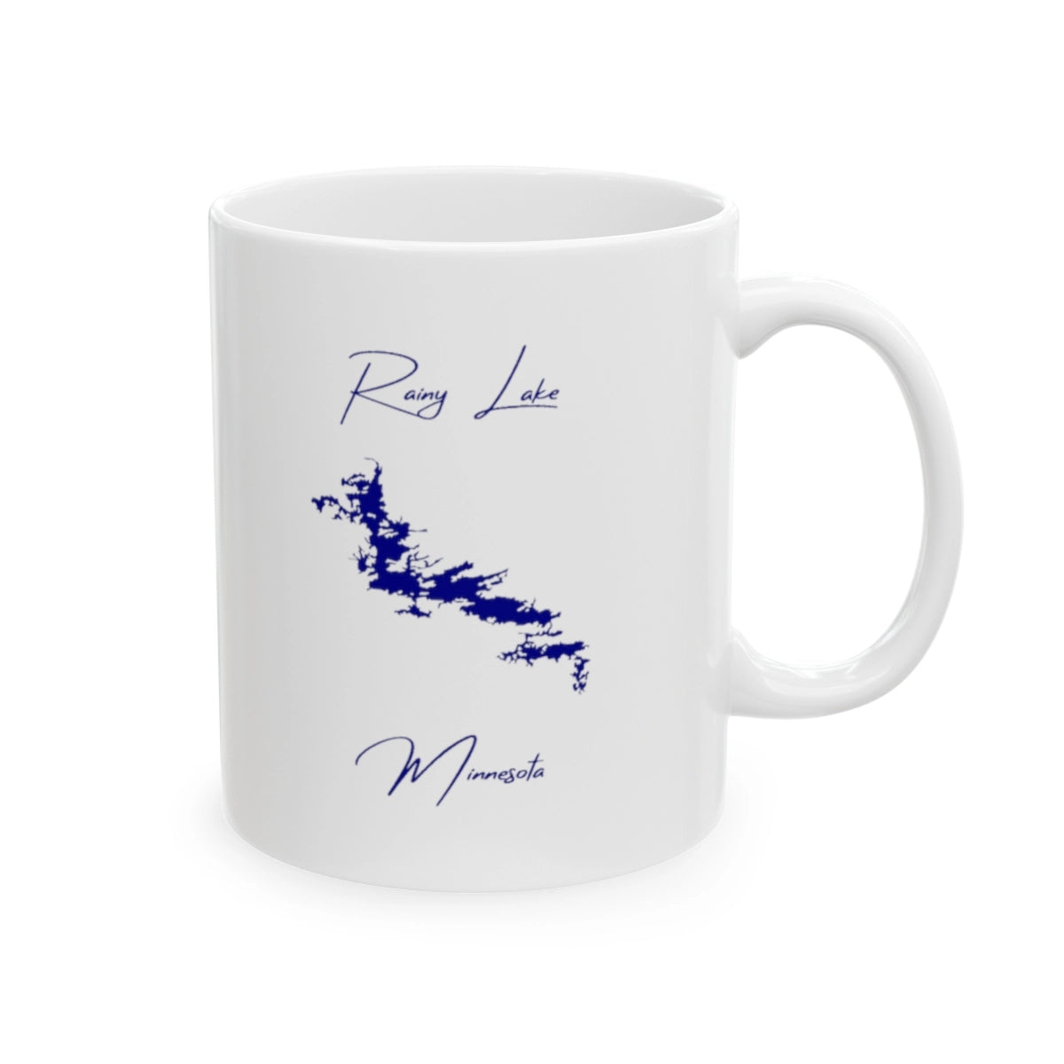 Minnesota Rainy Lake Ceramic Mug other position view from right 11oz.webp
