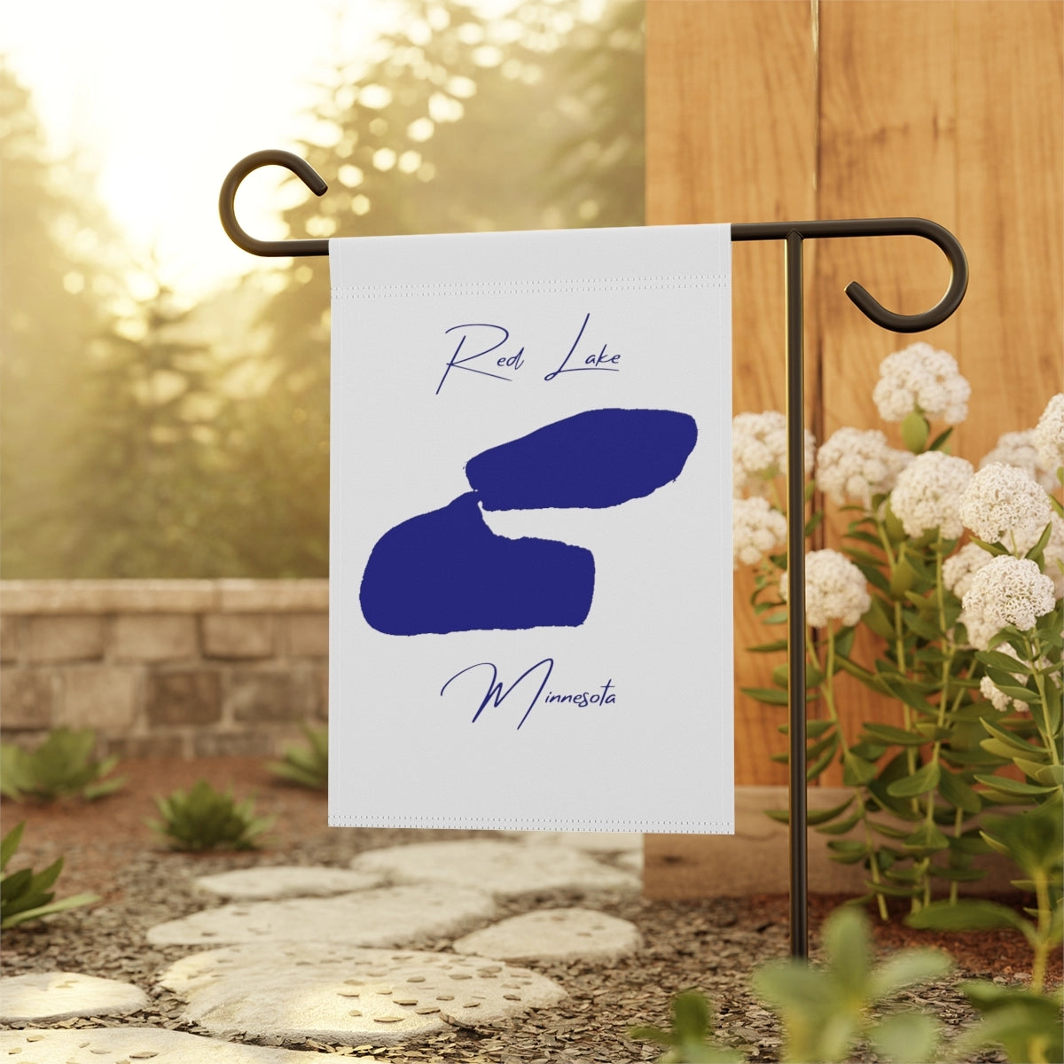 Minnesota Red Lake Garden Banner other position view from context-1 12'' x 18''.webp