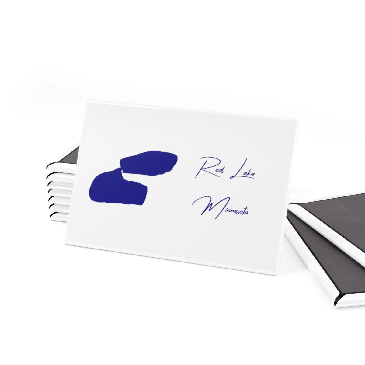 Minnesota Red Lake Magnet front position view from set 2 x 3.webp