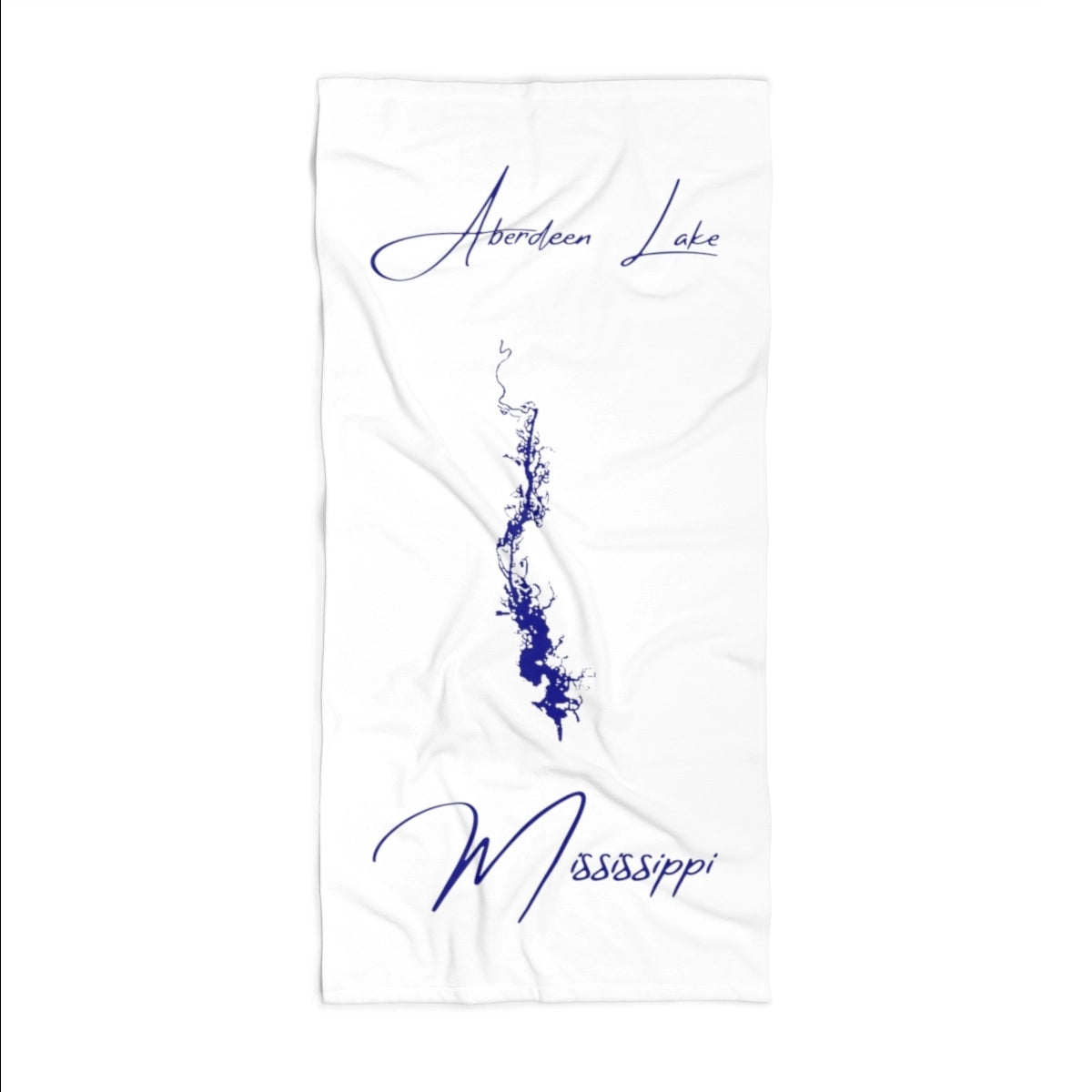 Mississippi Aberdeen Lake Beach Towel front position view from front 36 x 72.webp