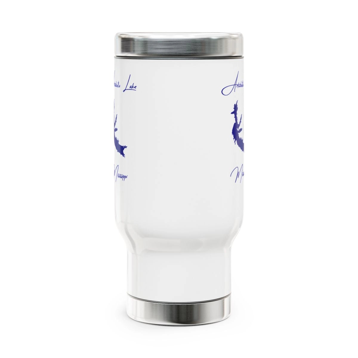 Mississippi Arkabutla Lake Travel Mug other position view from front 14oz.webp