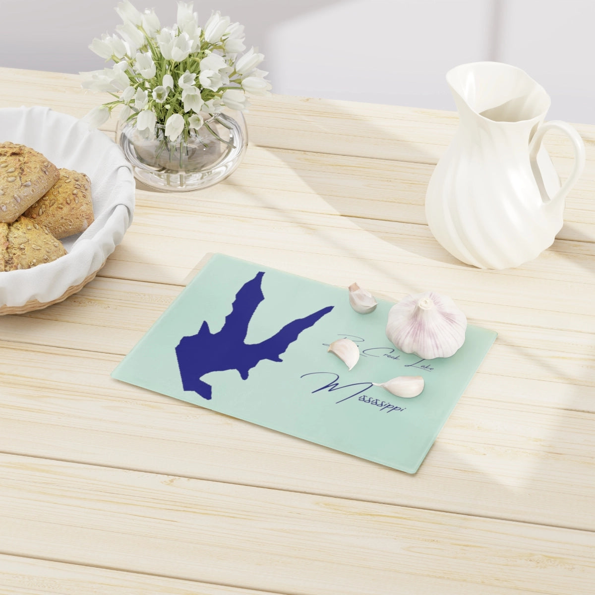 Mississippi Big Creek Lake Cutting Board other position view from context-1 small.webp