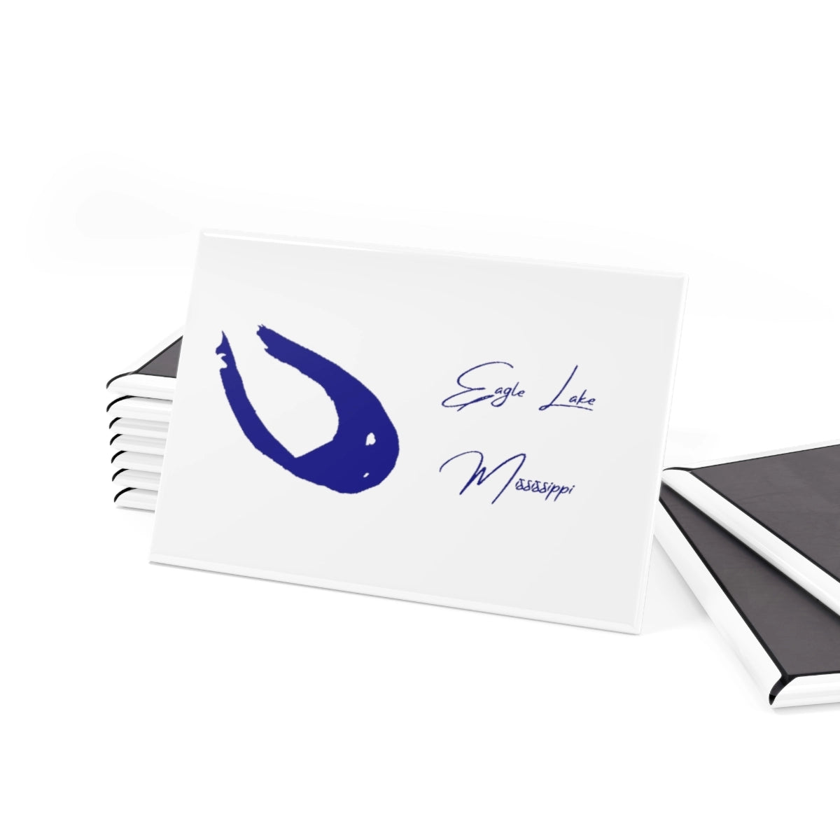 Mississippi Eagle Lake Magnet front position view from set 2 x 3.webp