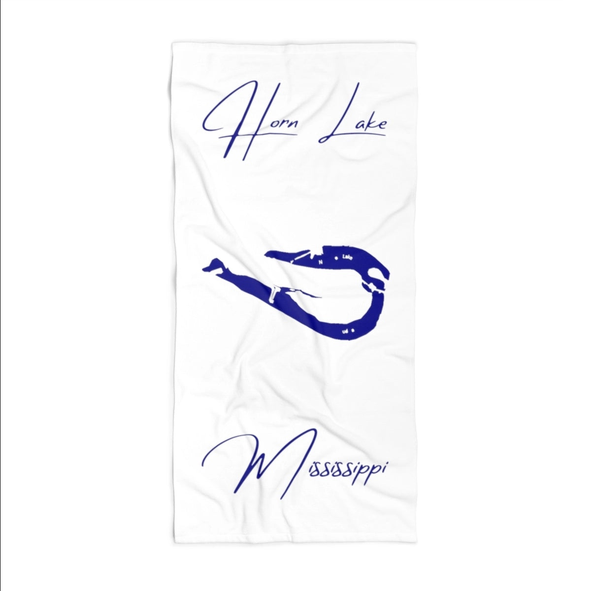 Mississippi Horn Lake Beach Towel front position view from front 36 x 72.webp
