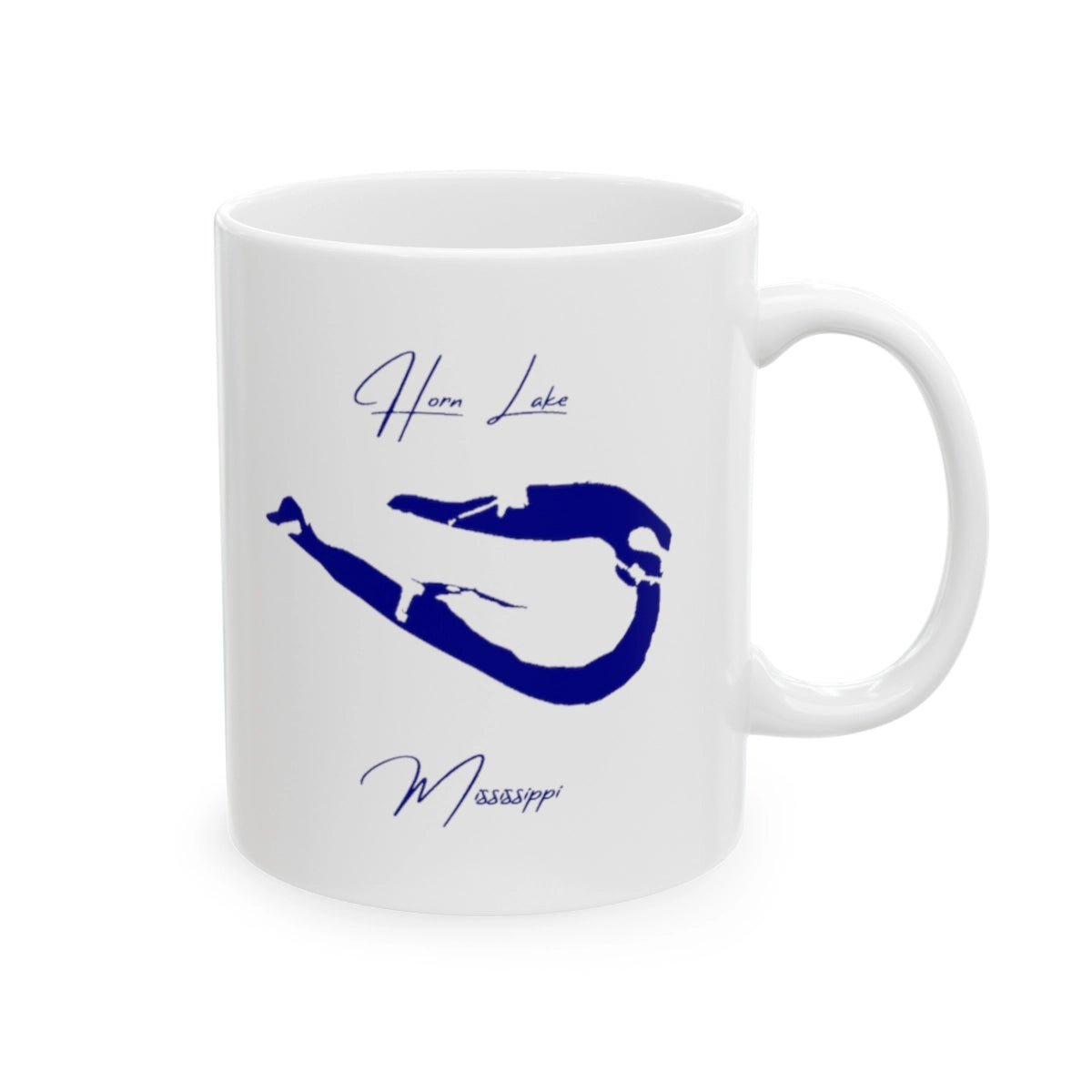 Mississippi Horn Lake Ceramic Mug other position view from right 11oz.webp