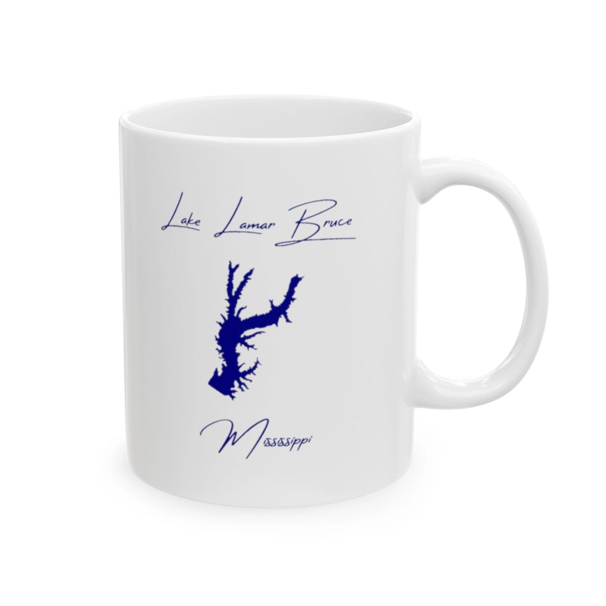 Mississippi Lake Lamar Bruce Ceramic Mug other position view from right 11oz.webp