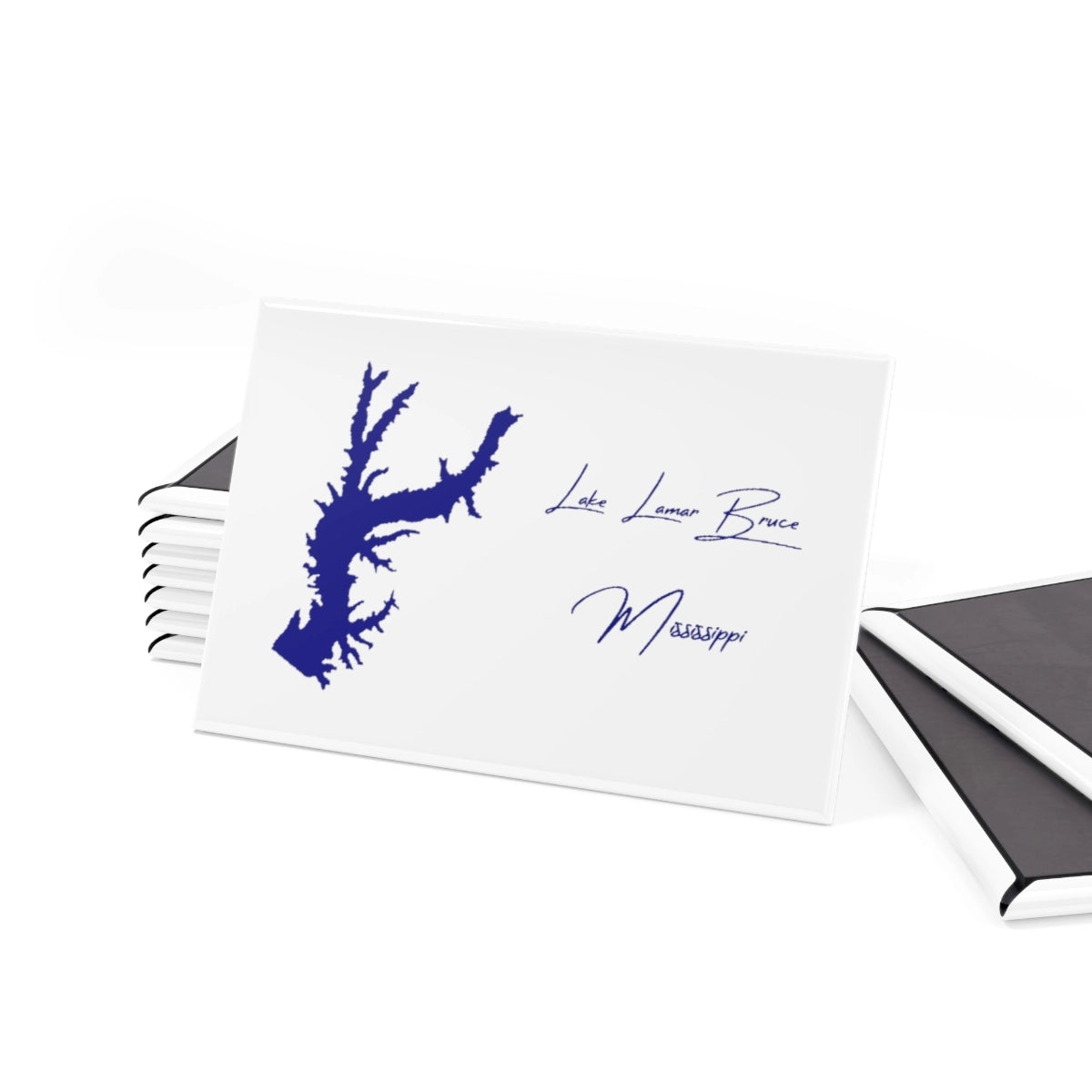 Mississippi Lake Lamar Bruce Magnet front position view from set 2 x 3.webp