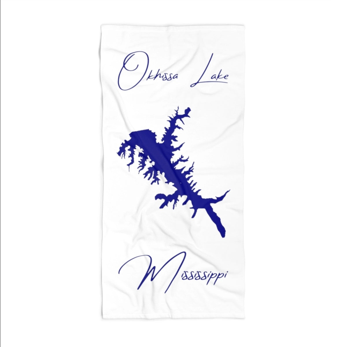Mississippi Okhissa Lake Beach Towel front position view from front 36 x 72.webp