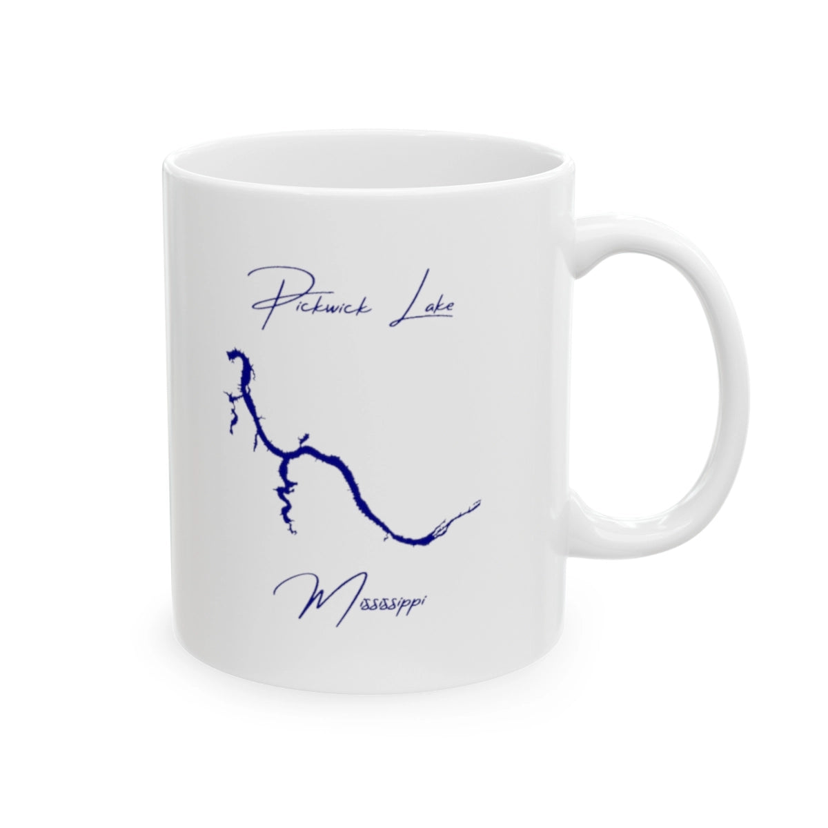 Mississippi Pickwick Lake Ceramic Mug other position view from right 11oz.webp