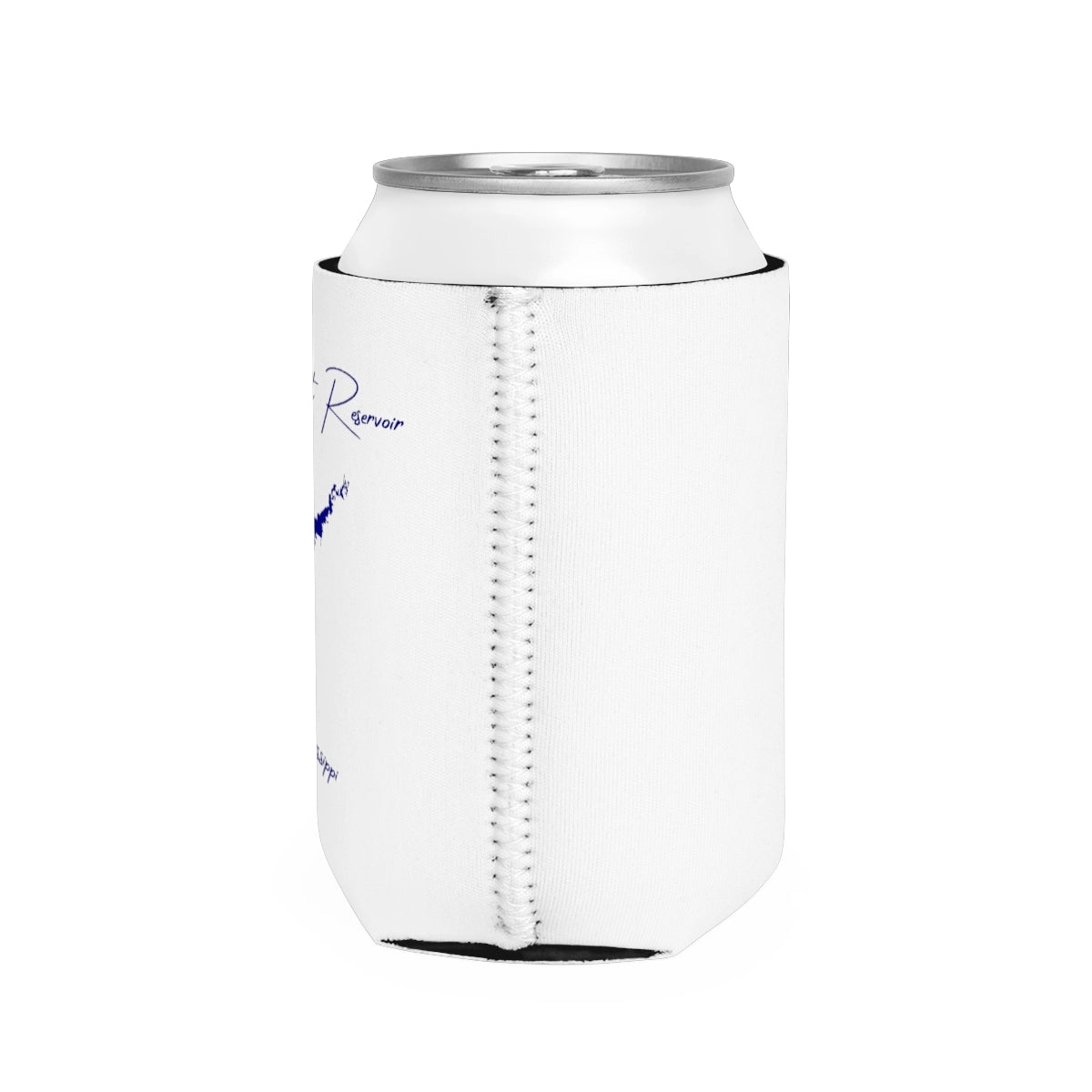 Mississippi Ross Barnett Reservoir Can Koozie all position view from right white.webp