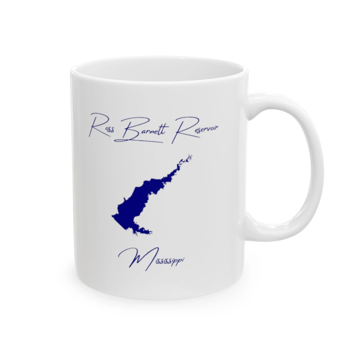 Mississippi Ross Barnett Reservoir Ceramic Mug other position view from right 11oz.webp