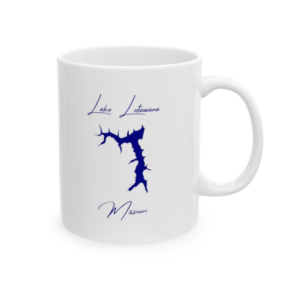 Missouri Lake Lotawana Ceramic Mug other position view from right 11oz.webp