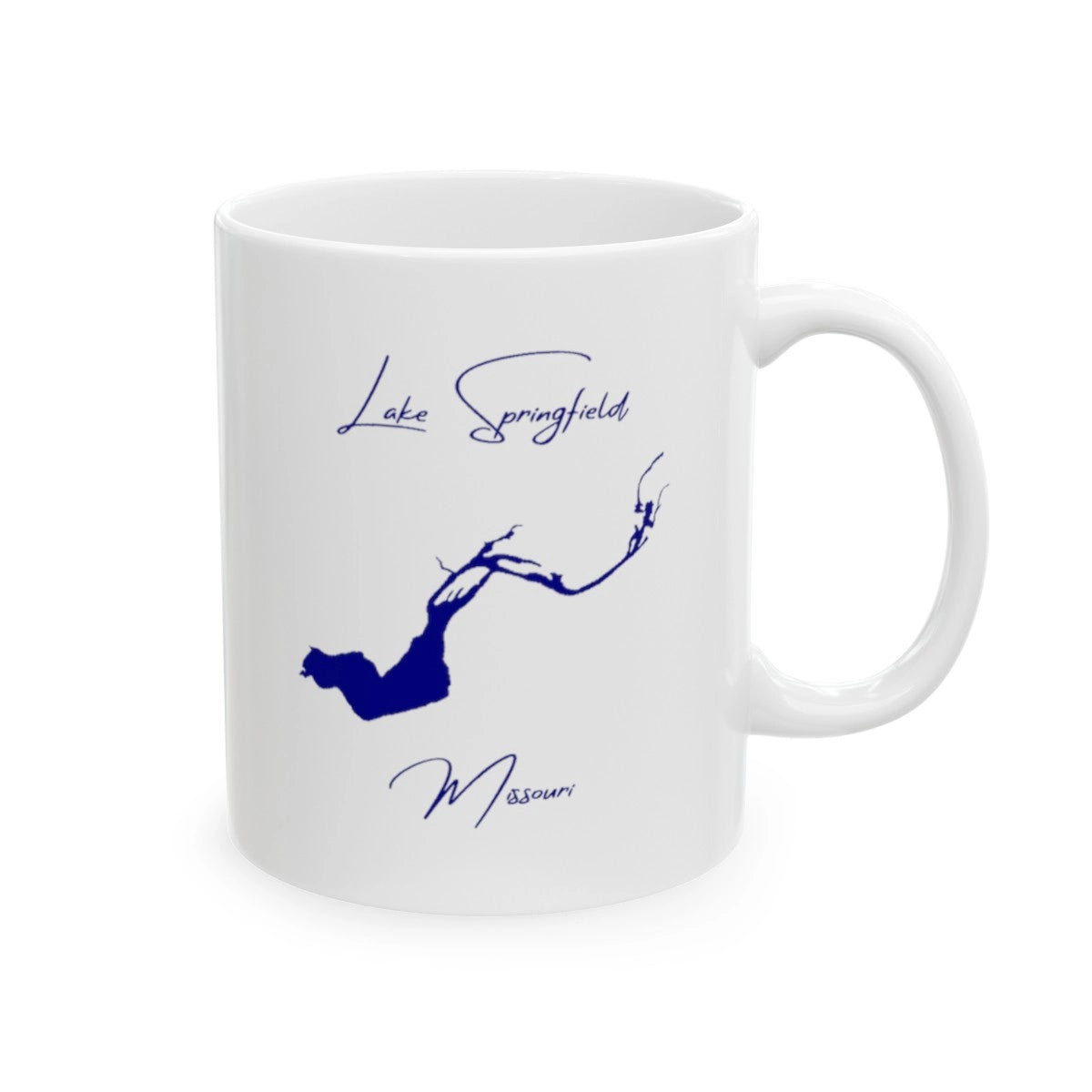 Missouri Lake Springfield Ceramic Mug other position view from right 11oz.webp