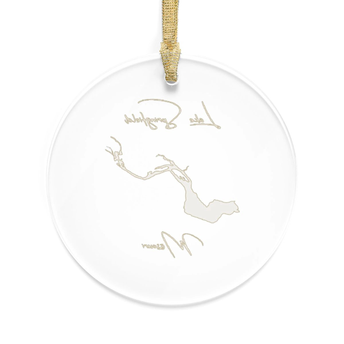 Missouri Lake Springfield Tree Ornament other position view from back round.webp