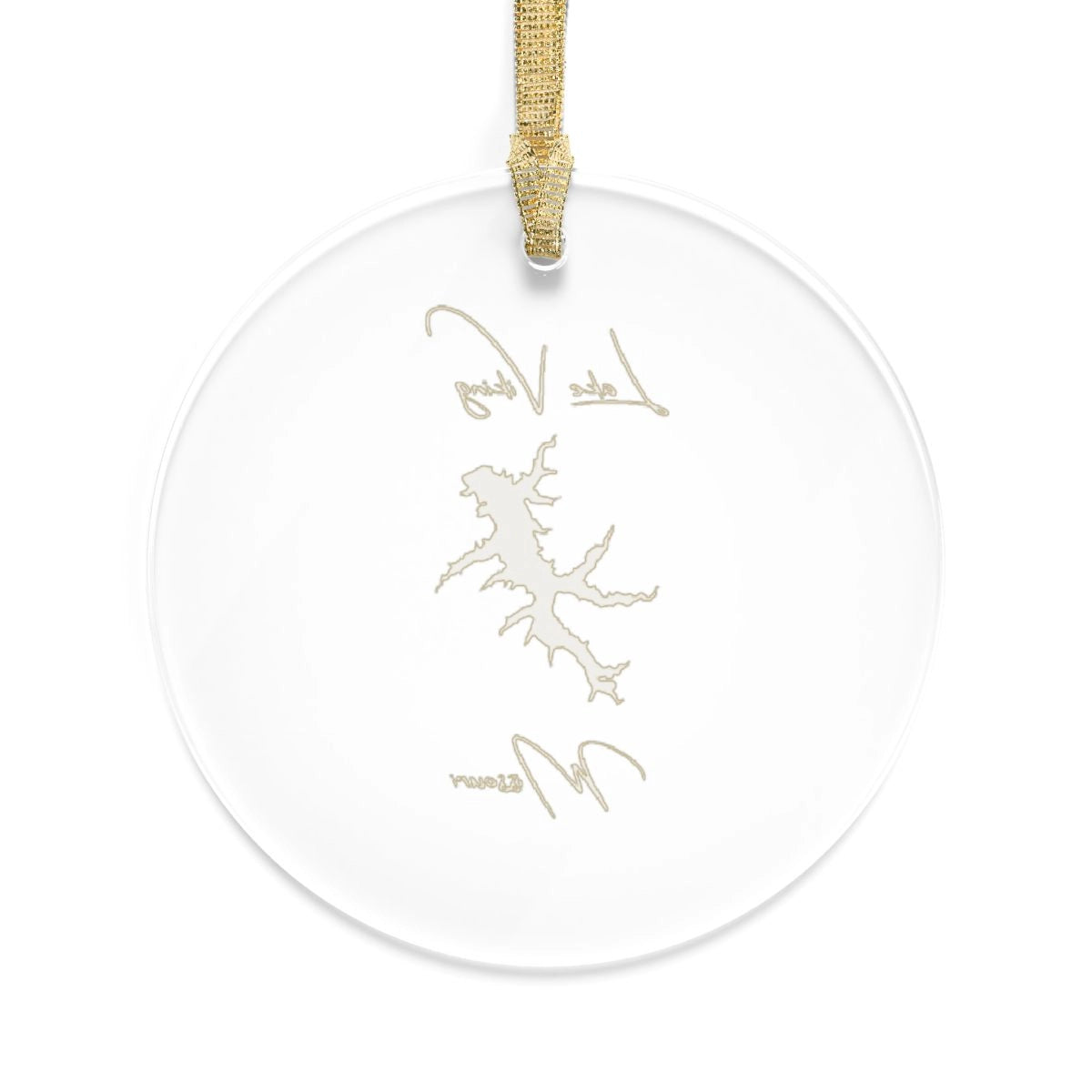 Missouri Lake Viking Tree Ornament other position view from back round.webp