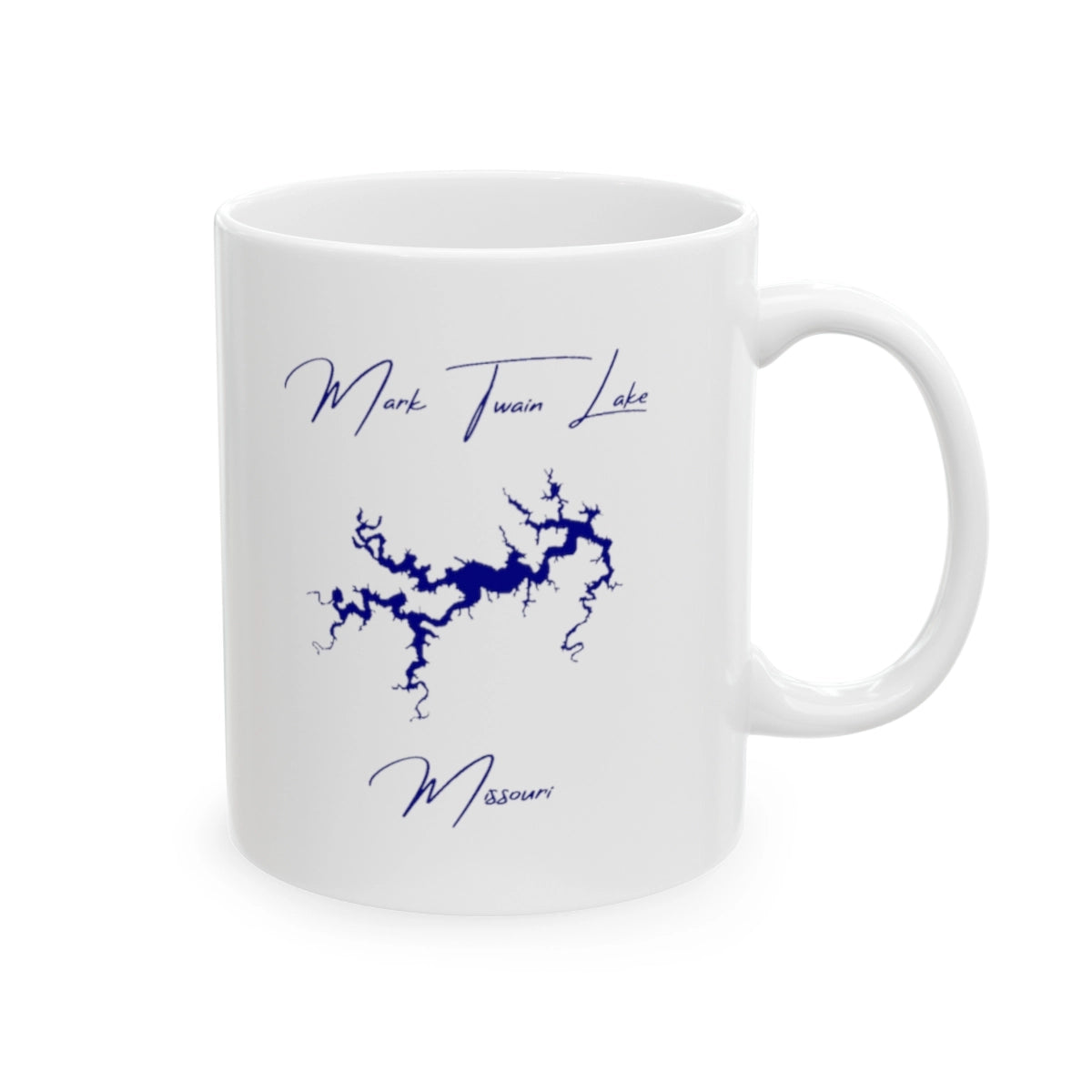 Missouri Mark Twain Lake Ceramic Mug other position view from right 11oz.webp