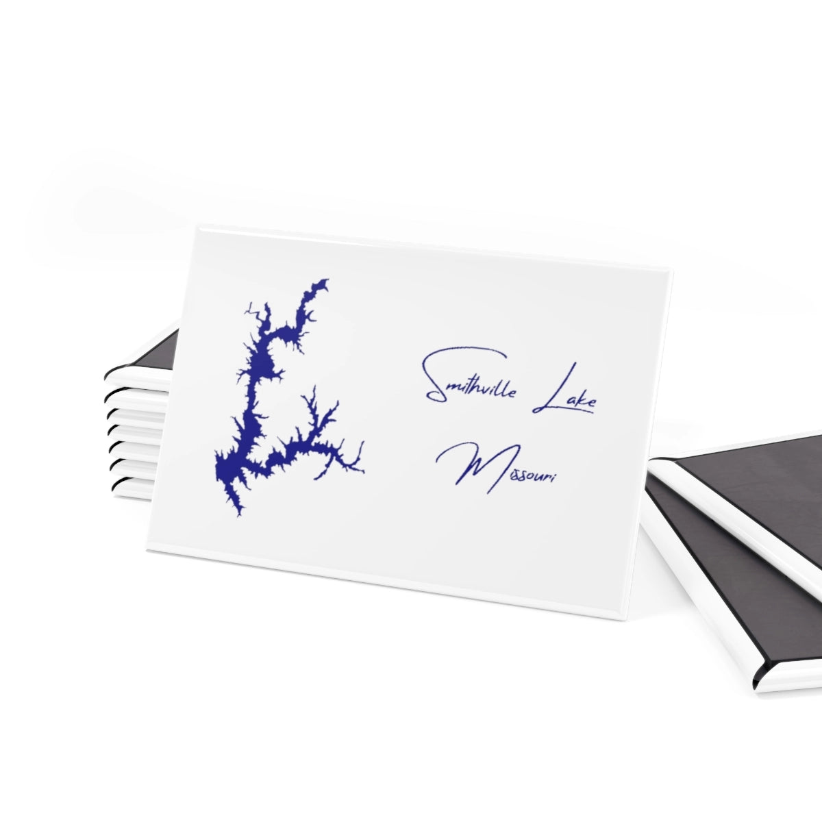 Missouri Smithville Lake Magnet front position view from set 2 x 3.webp