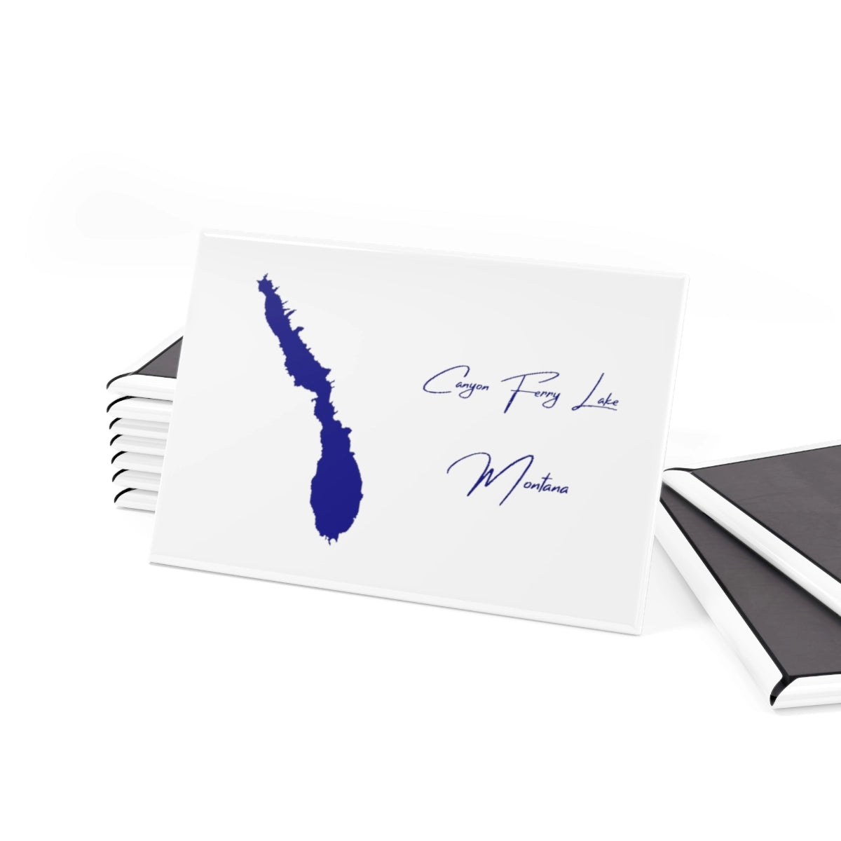 Montana Canyon Ferry Lake Magnet front position view from set 2 x 3.webp