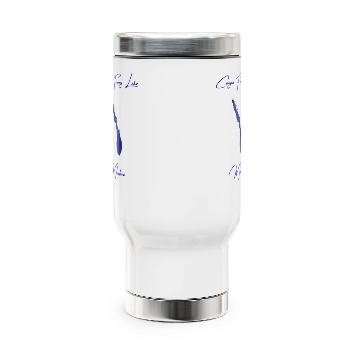 Montana Canyon Ferry Lake Travel Mug other position view from front 14oz.webp