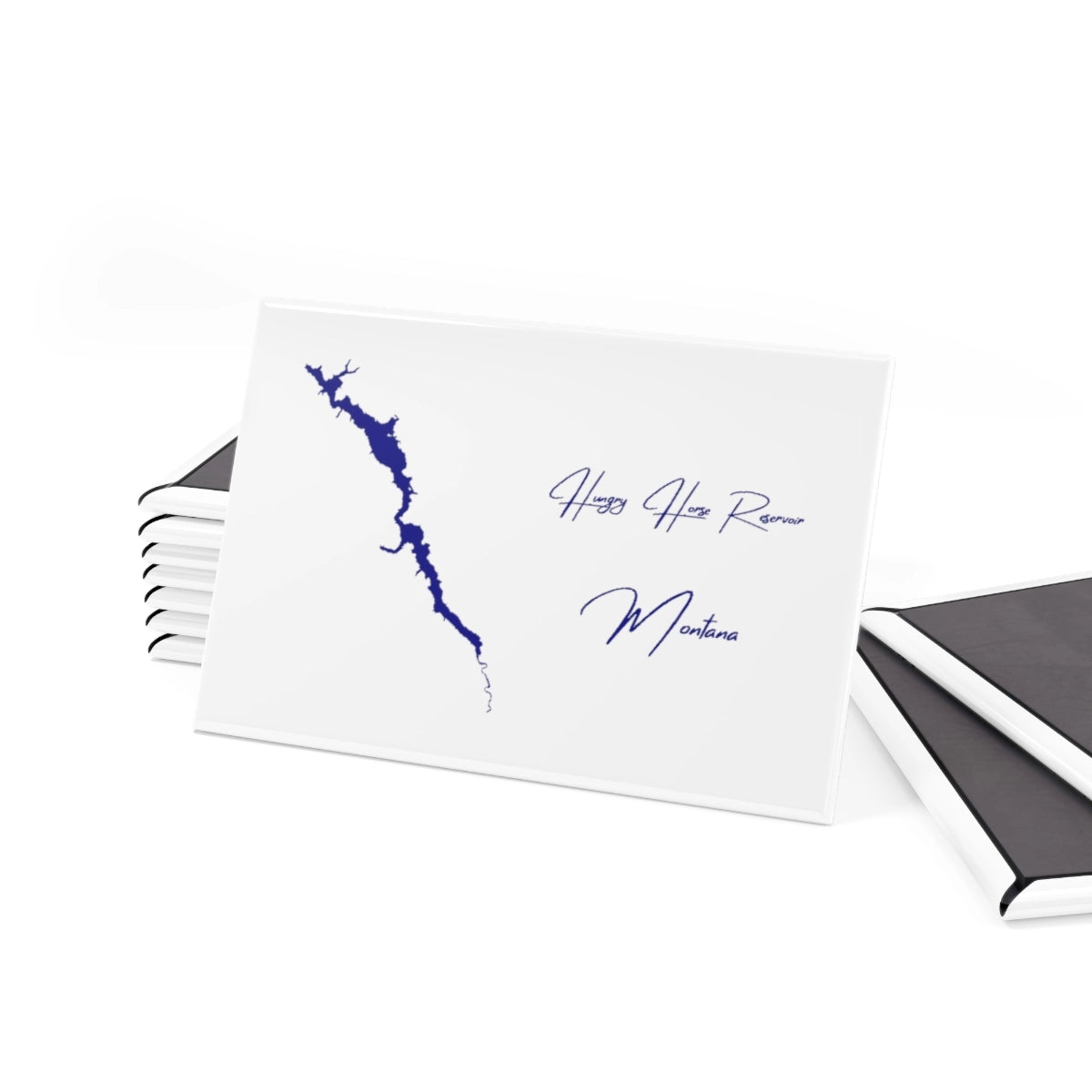 Montana Hungry Horse Reservoir Magnet front position view from set 2 x 3.webp