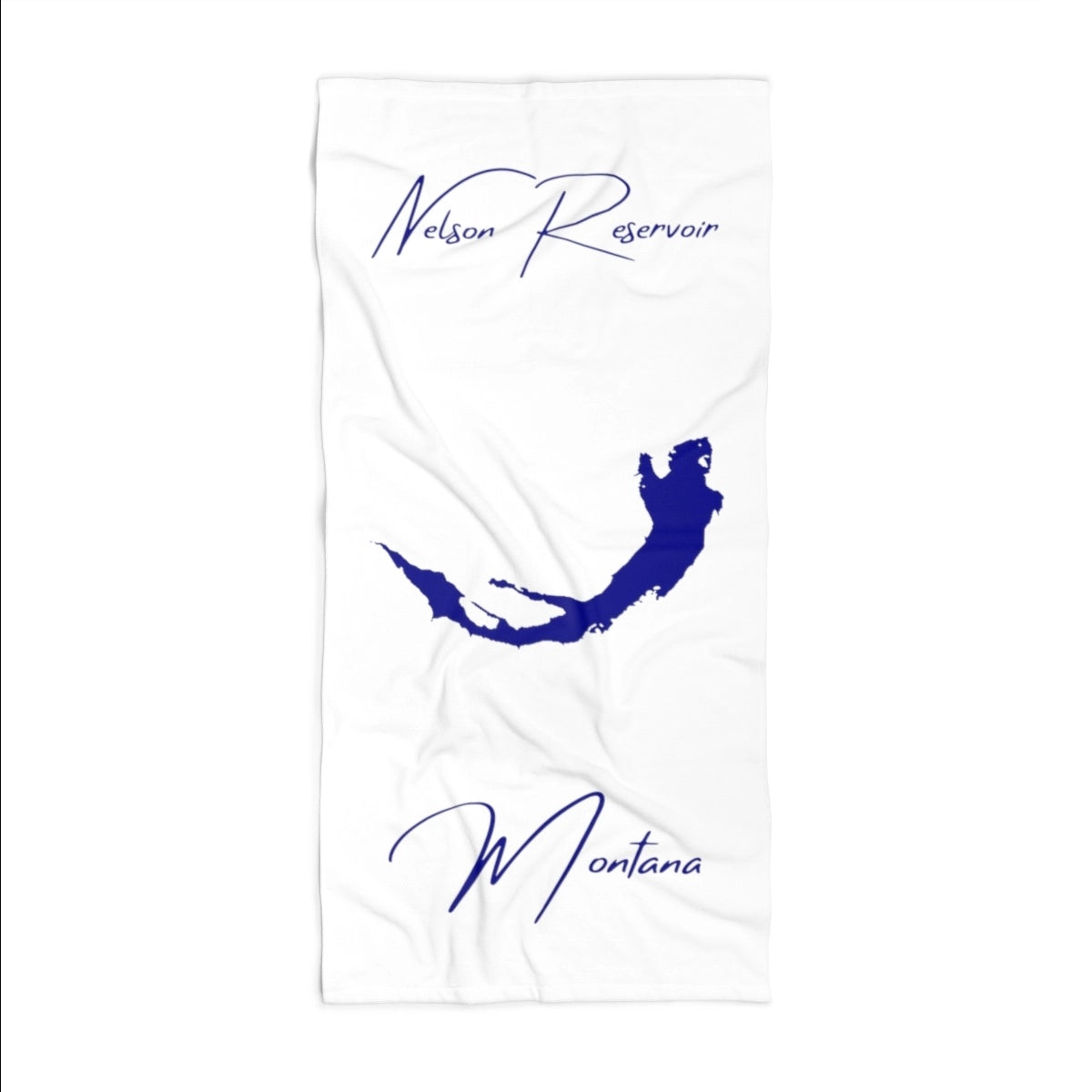 Montana Nelson Reservoir Beach Towel front position view from front 36 x 72.webp
