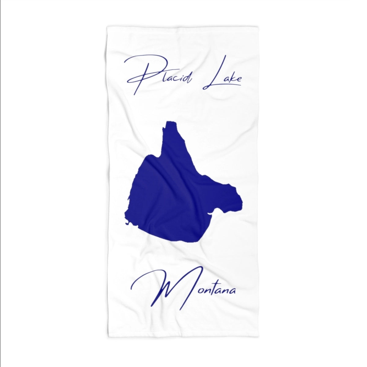 Montana Placid Lake Beach Towel front position view from front 36 x 72.webp