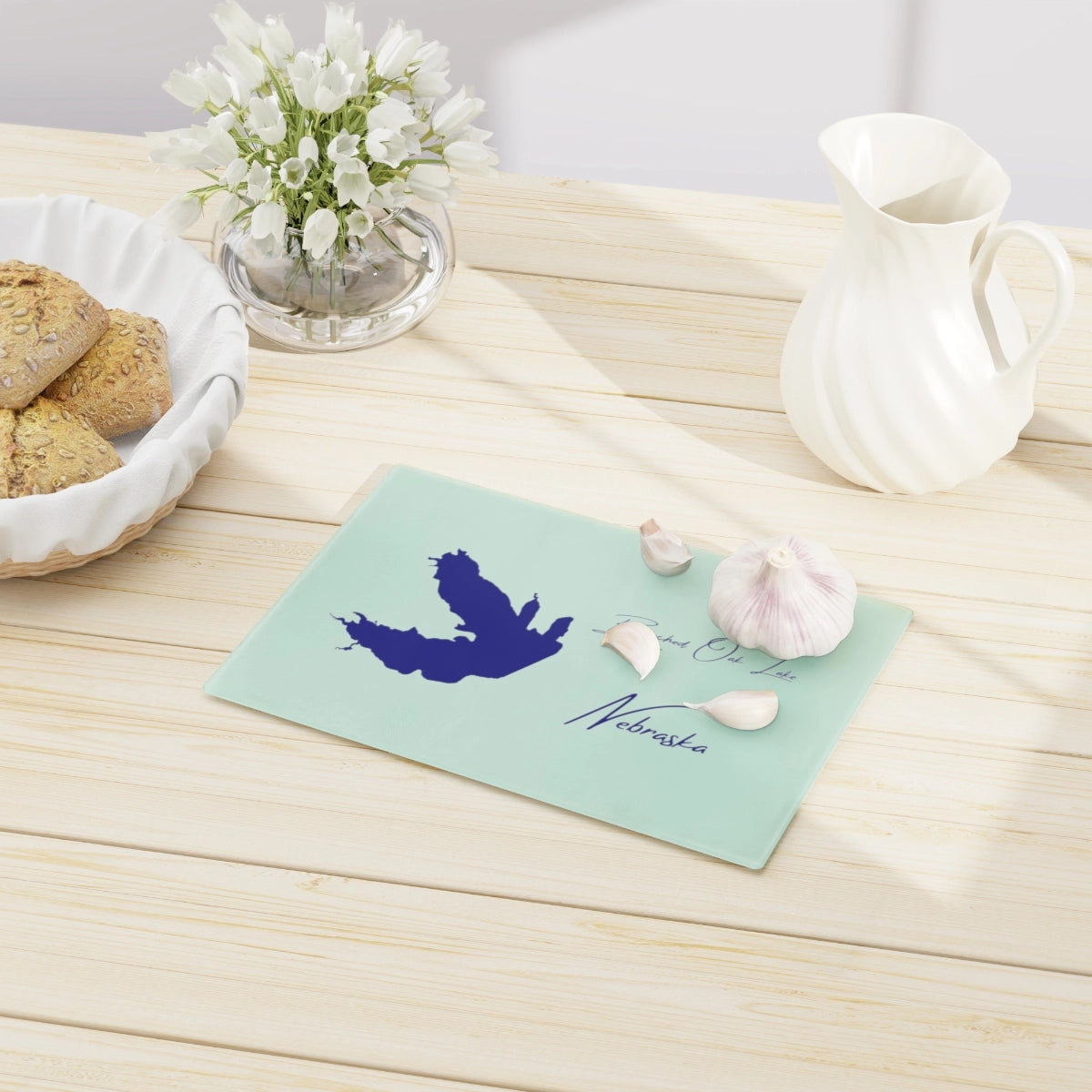 Nebraska Branched Oak Lake Cutting Board other position view from context-1 small.webp