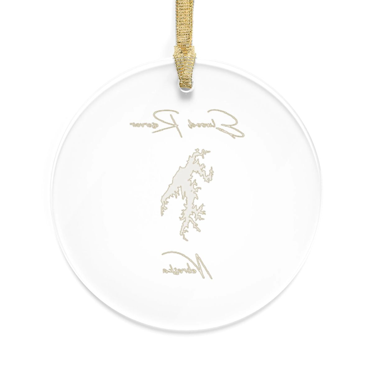 Nebraska Elwood Reservoir Tree Ornament other position view from back round.webp