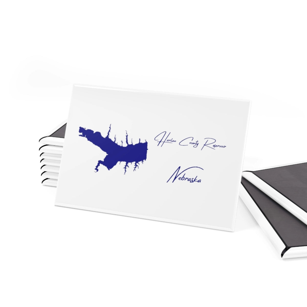 Nebraska Harlan County Reservoir Magnet front position view from set 2 x 3.webp