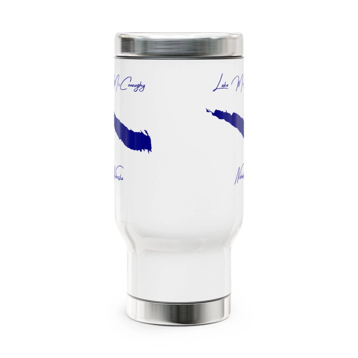 Nebraska Lake McConaughy Travel Mug other position view from front 14oz.webp