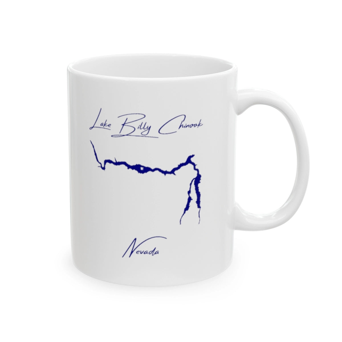 Nevada Lake Billy Chinook Ceramic Mug other position view from right 11oz.webp