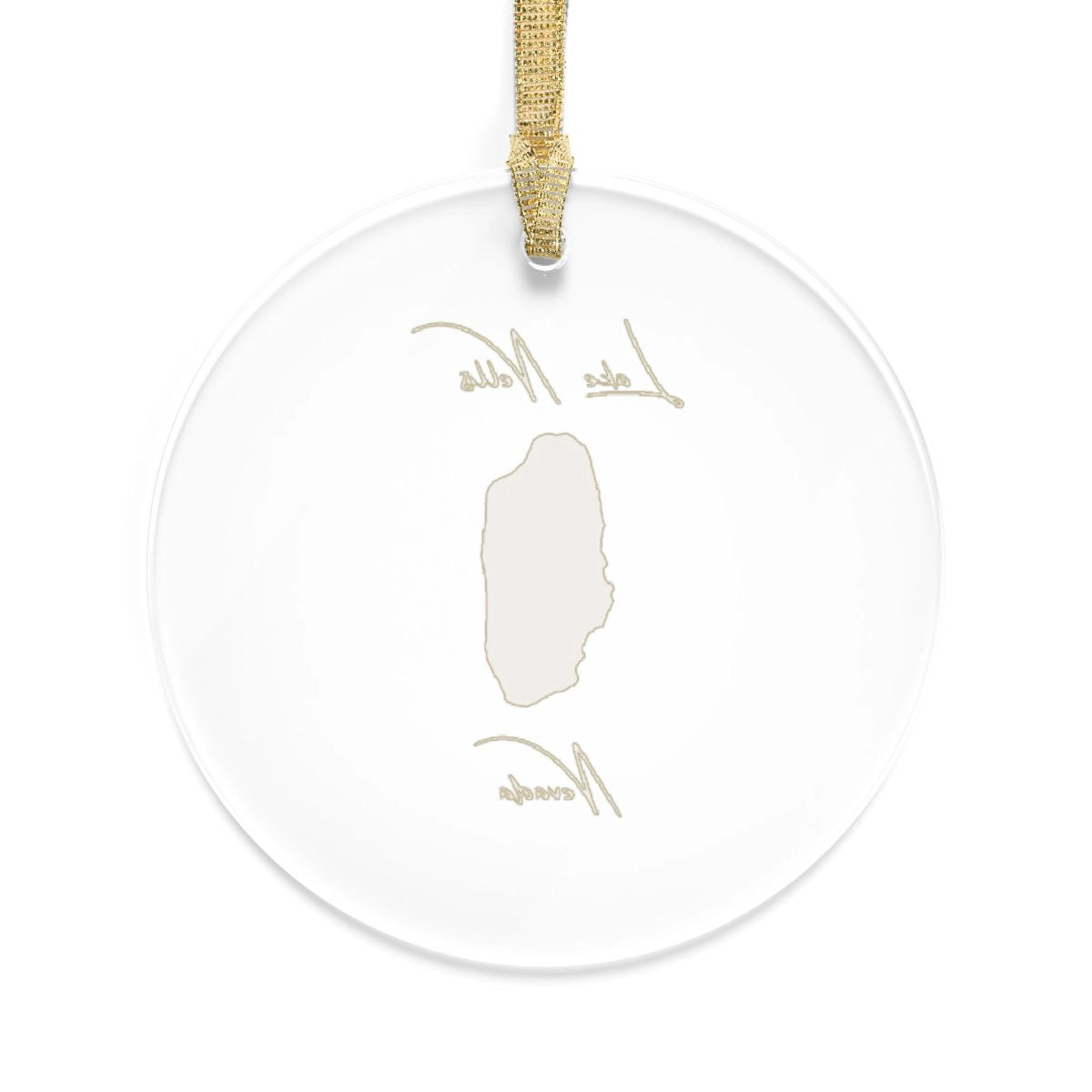 Nevada Lake Nellis Tree Ornament other position view from back round.webp