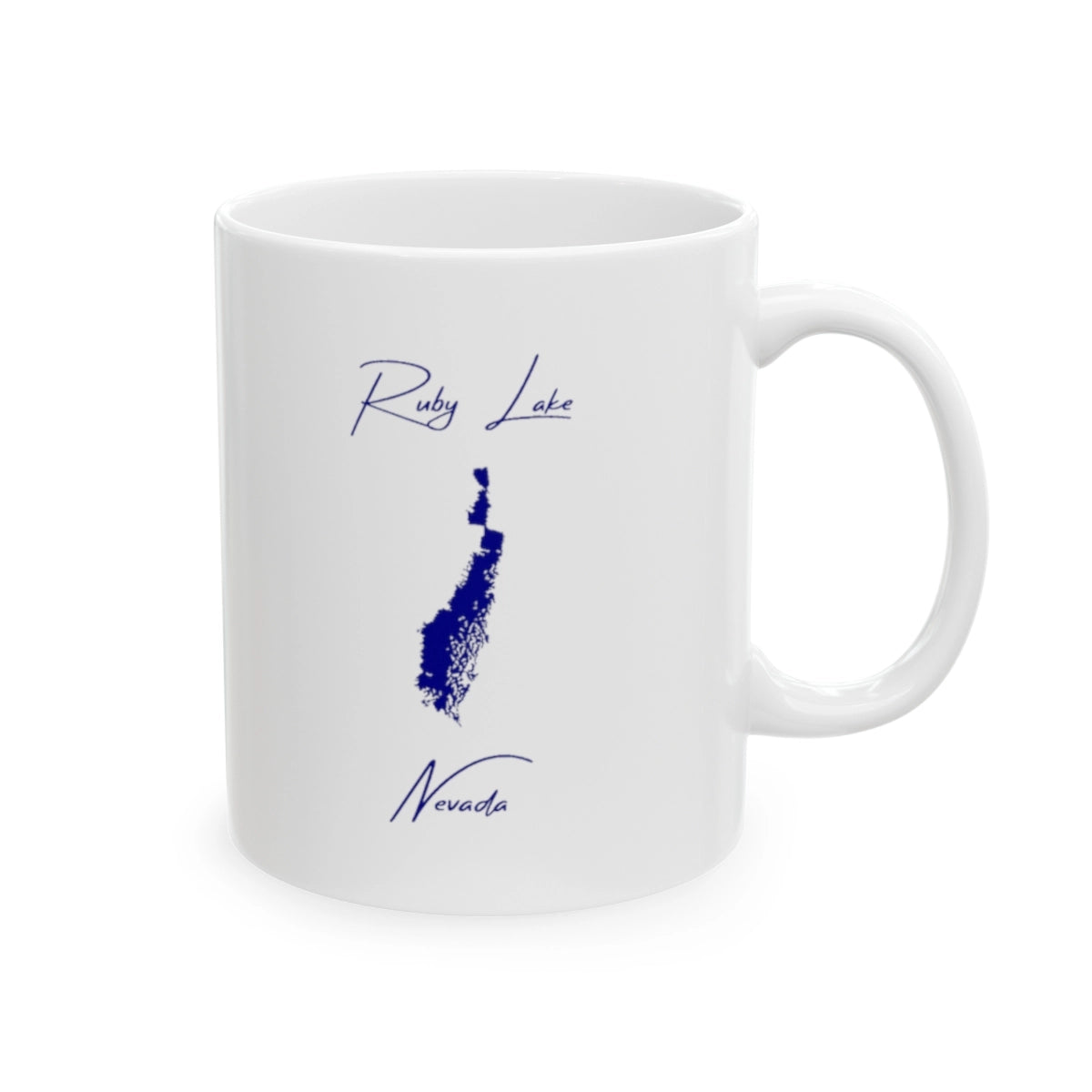 Nevada Ruby Lake Ceramic Mug other position view from right 11oz.webp