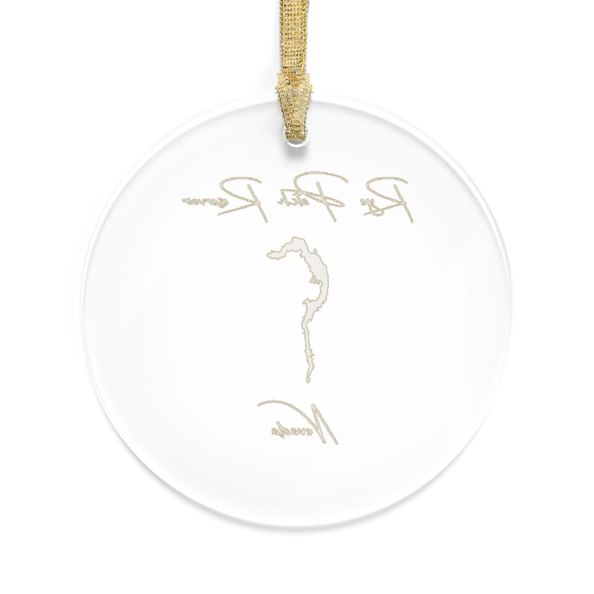 Nevada Rye Patch Reservoir Tree Ornament other position view from back round.webp