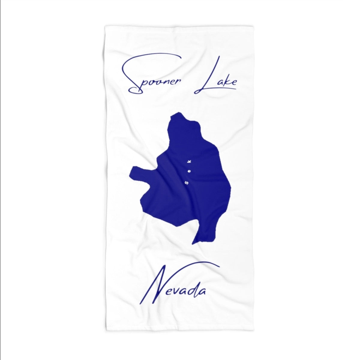 Nevada Spooner Lake Beach Towel front position view from front 36 x 72.webp