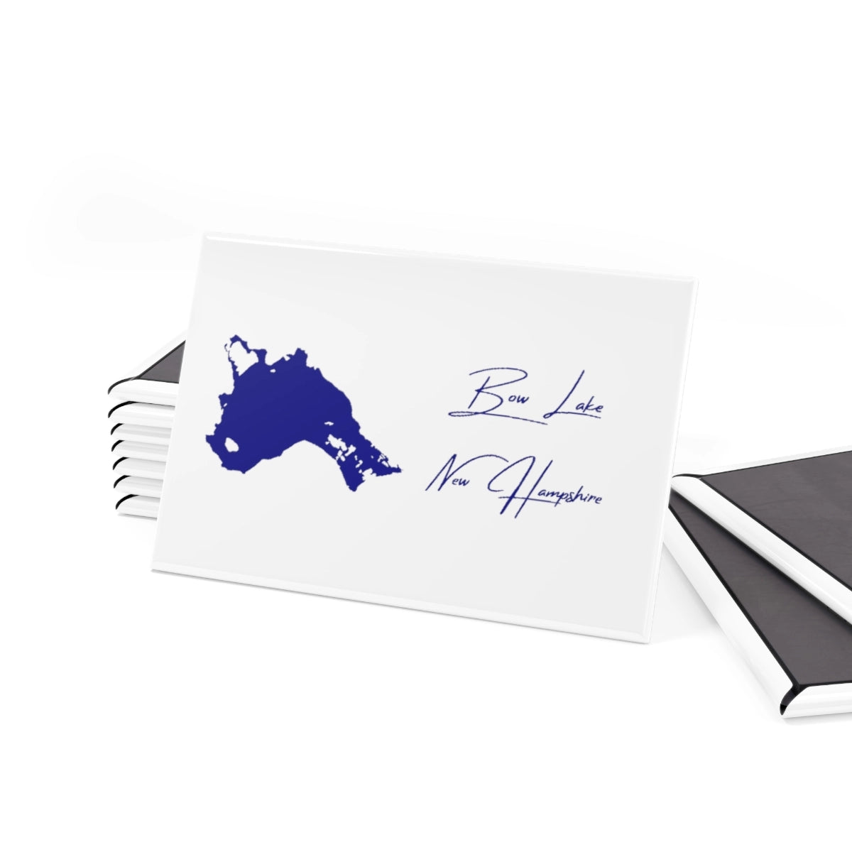 New Hampshire Bow Lake Magnet front position view from set 2 x 3.webp