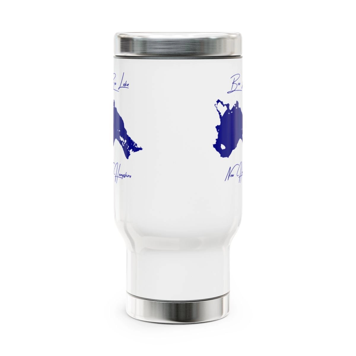 New Hampshire Bow Lake Travel Mug other position view from front 14oz.webp