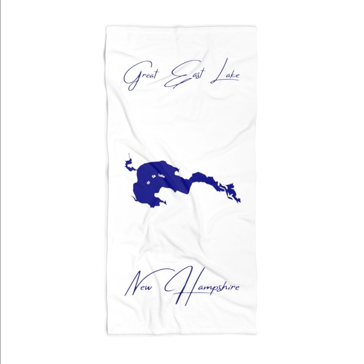New Hampshire Great East Lake Beach Towel front position view from front 36 x 72.webp
