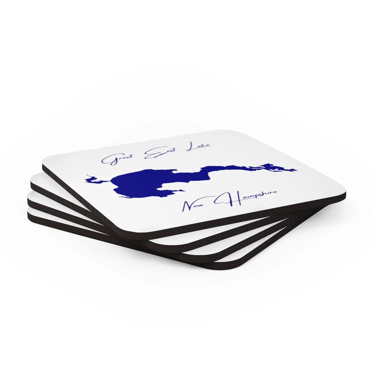 New Hampshire Great East Lake Coaster Set front position view from stacked 3.75 x 3.75.webp