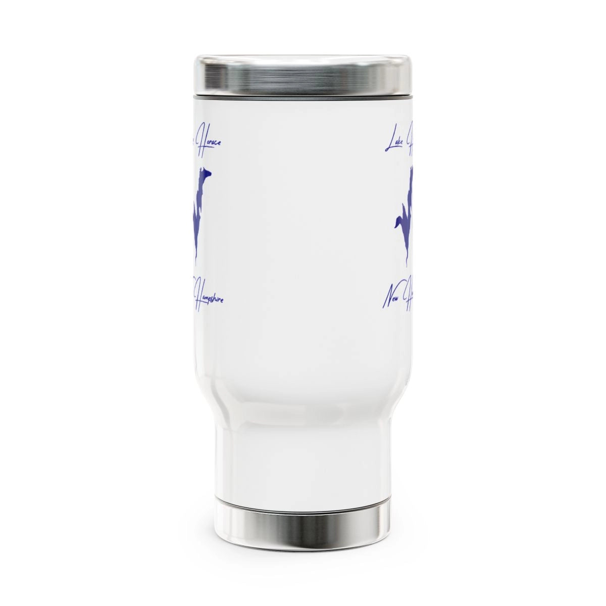 New Hampshire Lake Horace Travel Mug other position view from front 14oz.webp