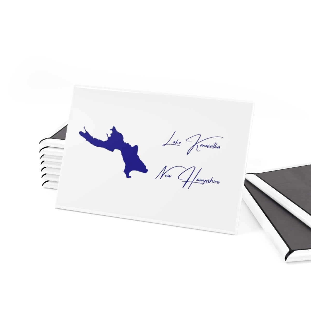 New Hampshire Lake Kanasatka Magnet front position view from set 2 x 3.webp