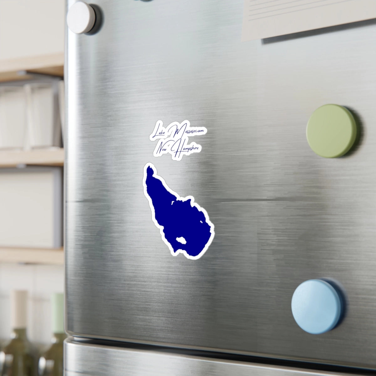 New Hampshire Lake Massasecum Vinyl Decal other position view from context-2 4 x 6.webp