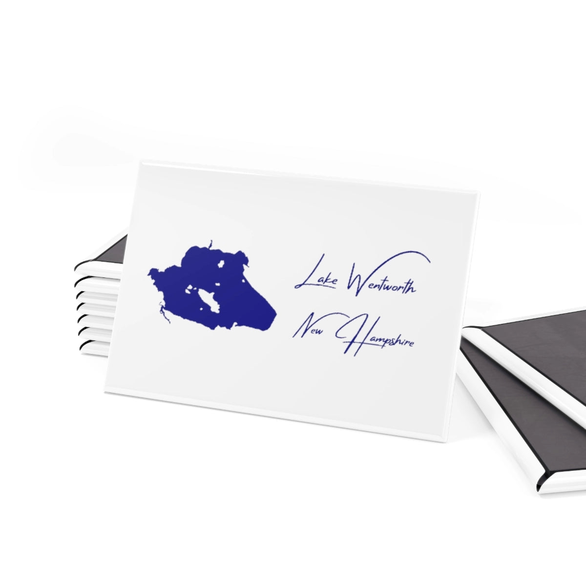 New Hampshire Lake Wentworth Magnet front position view from set 2 x 3.webp