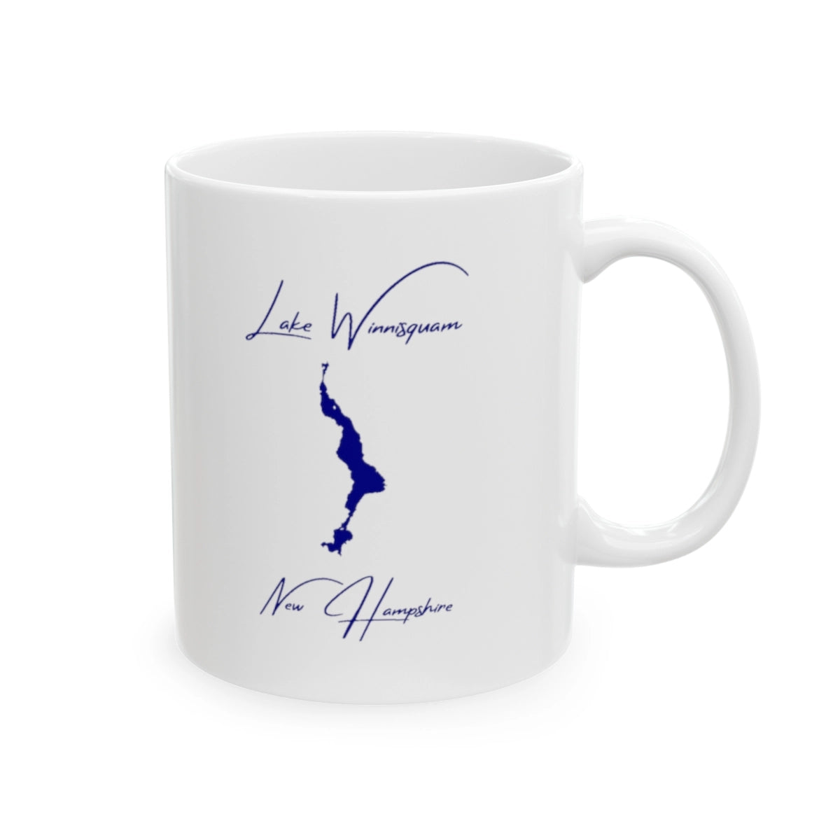 New Hampshire Lake Winnisquam Ceramic Mug other position view from right 11oz.webp